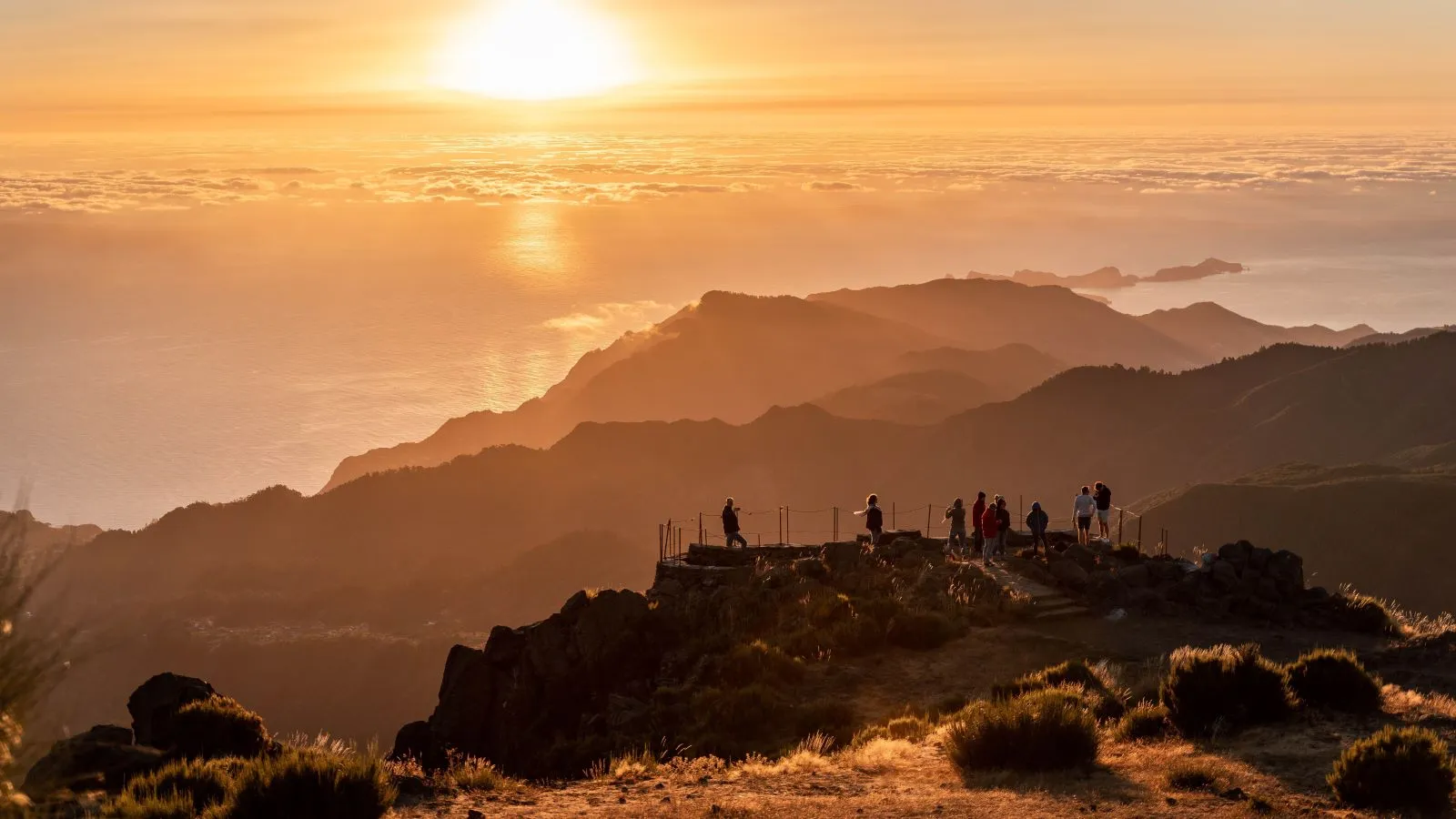 Golden Hour Over Madeira